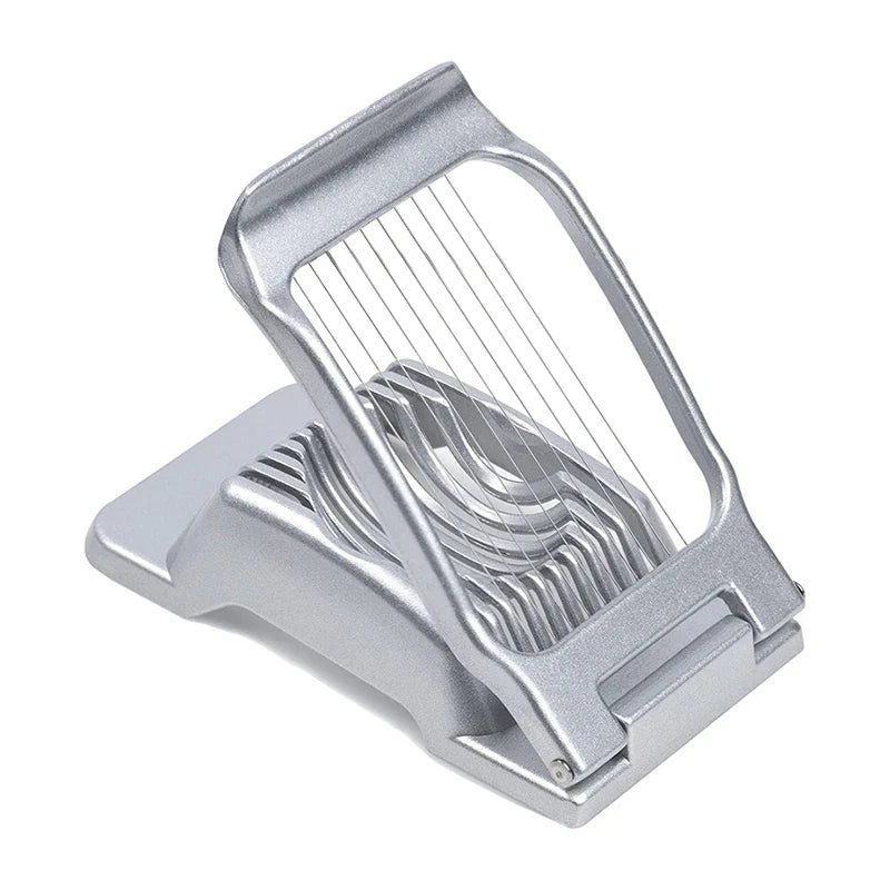 Egg Slicer SchnittMeister | Stainless Steel Cutting Wires | For Egg, Cheese & Mushrooms | Durable Aluminum Housing