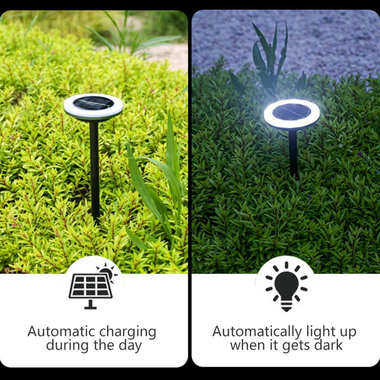 Virelia | Solar-Gartenleuchten mit Farbwechsel | LED-Bodenspots | Wetterfest & Solarbetrieben