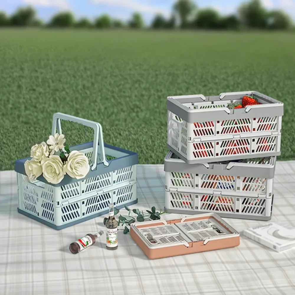 Foldex Storage Basket | Foldable & Durable | Up to 7 kg Load Capacity | Space-Saving Design