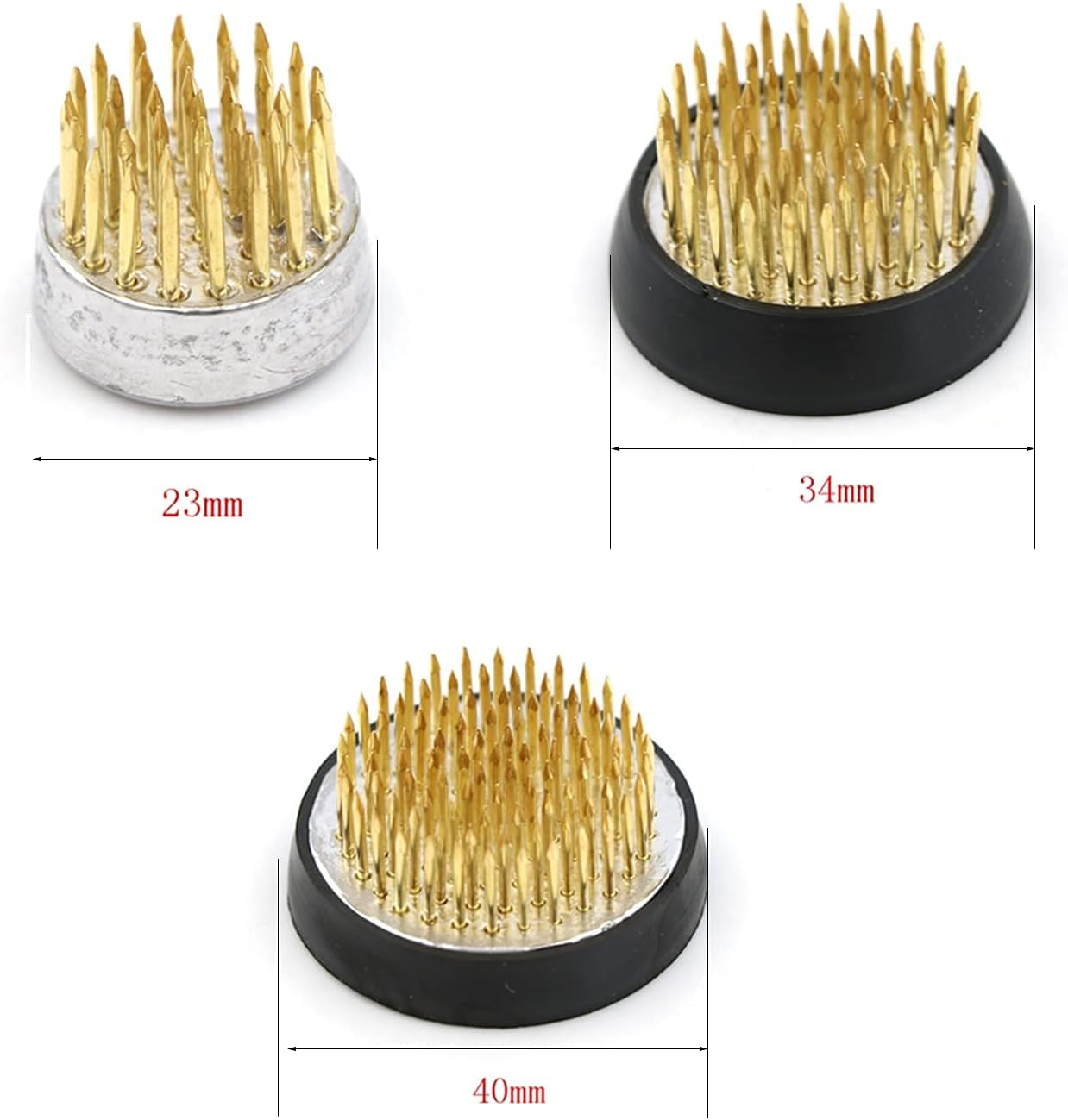 BlütenForm | Ikebana Kenzan Blumenstecker | Messing Blumenhalter für Kreative Blumenarrangements und Vasen