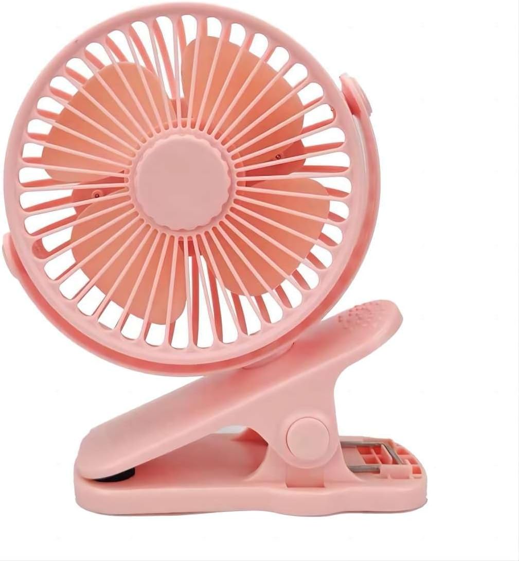 Airvello | USB-Clipventilator mit 3 Geschwindigkeiten | 360° drehbar | Leiser Mini-Tischventilator