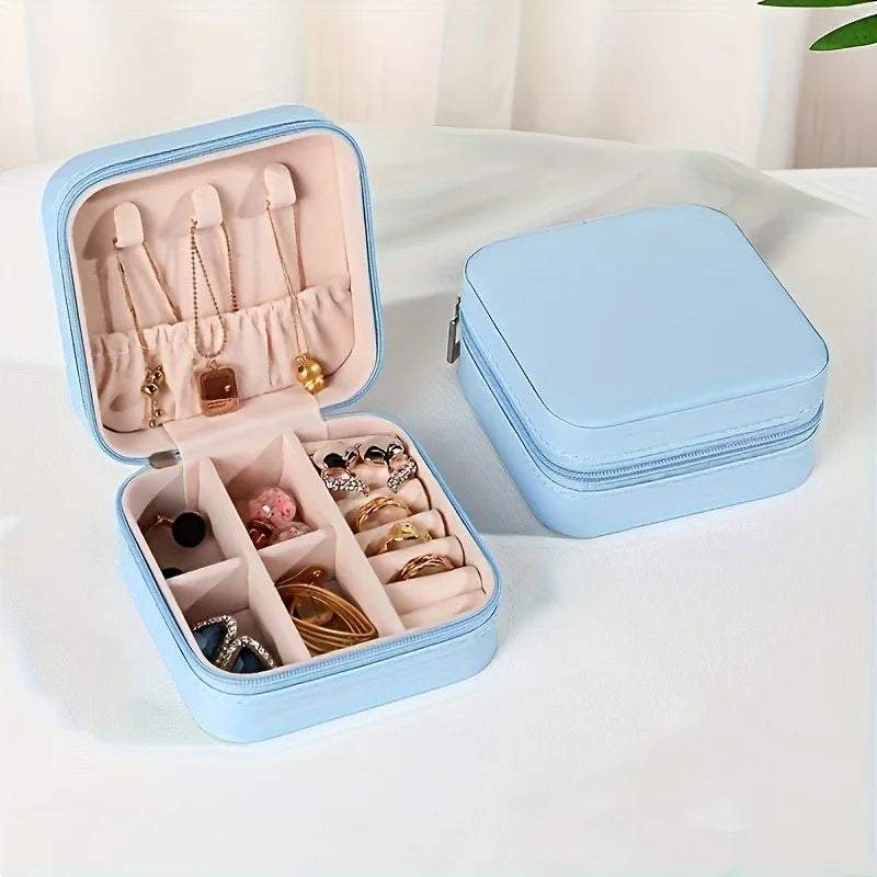 Jewelry Organizer VOYELIA | Travel Case for Jewelry | Compact & Stylish | PU Leather