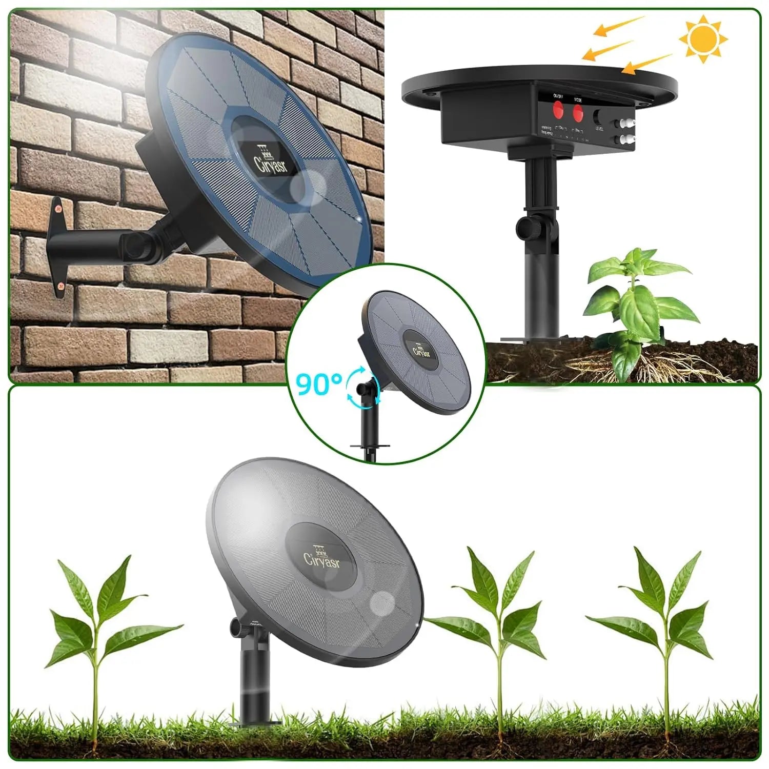 AquaSolaris Solar Irrigation System Automatic | Drip Irrigation with Timer & Battery | For Balcony, Garden & Plant Pots | Up to 15 Plants