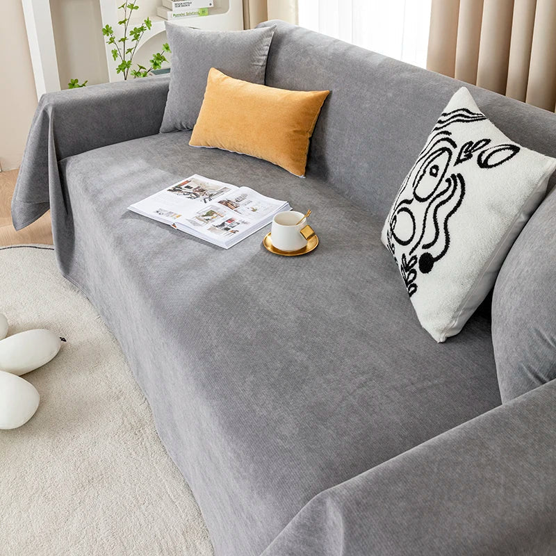 HomeGuard Sofa Cover | Waterproof & Scratch-Resistant | Dust Protection & All-Round Throw | For Sofa, Bed & Living Area