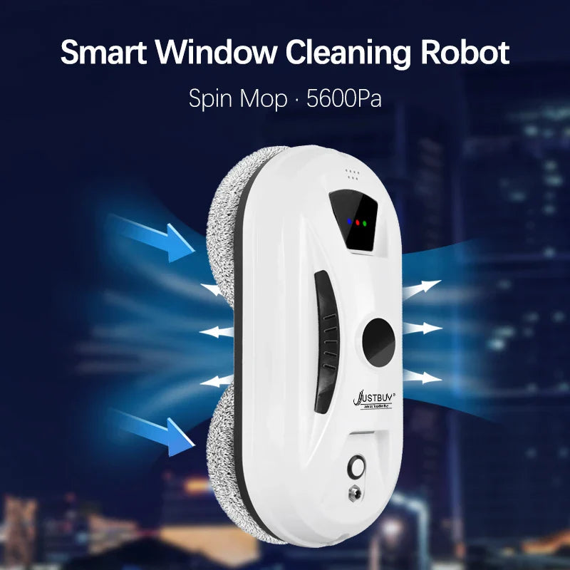 Glasheld Window Cleaning Robot | 5600Pa Suction Power | Safe & Efficient | With Remote Control & Safety Rope