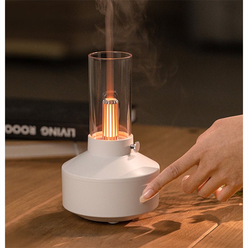 Aroma Diffuser LumaScent | Fragrance & Candlelight | 0.5L Tank | Quiet & Automatic Shut-off