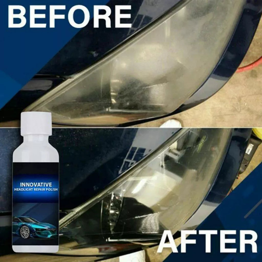 Headlight Polish KlaroBright | Removes Yellowing & Cloudiness | UV Protection | Long-lasting Effect
