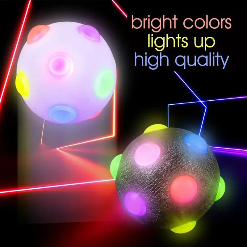 Dog Toy GlowPaw Ball | LED Light Ball | Elastic & Bite-Resistant | For Dogs, Cats & Children