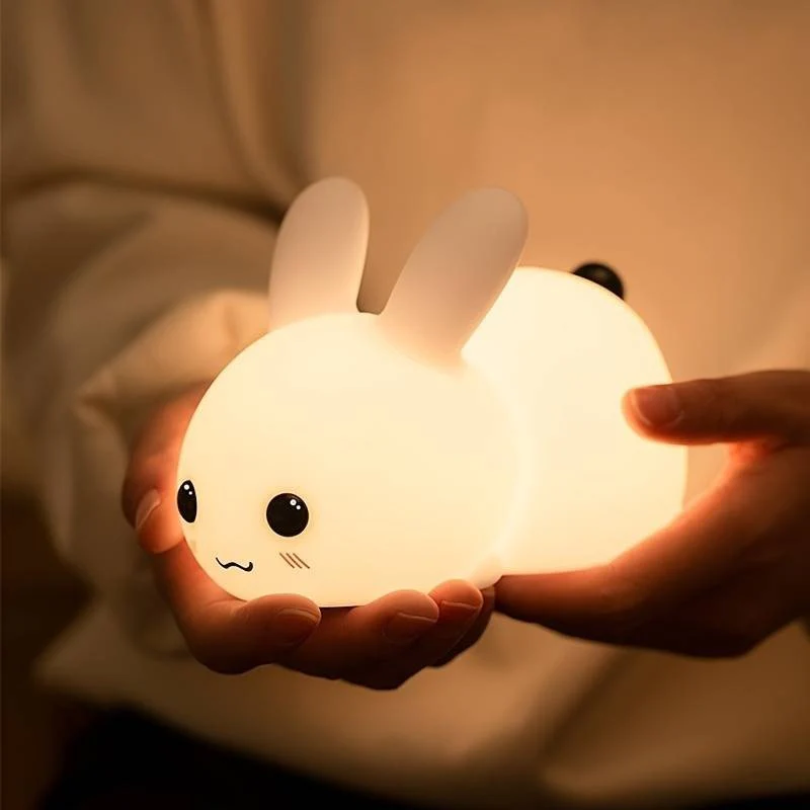 Bunnilo Children's Night Light Rabbit | Gentle Nightlight | Child-Safe & Energy-Saving