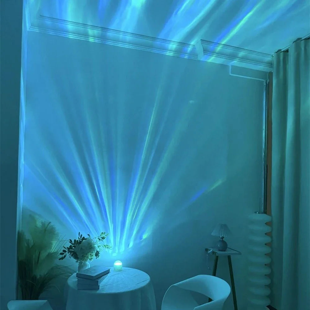 Aurora Projector LumoSky | 16 Colors Northern Lights | USB & Remote Control | Relaxing Night Lamp