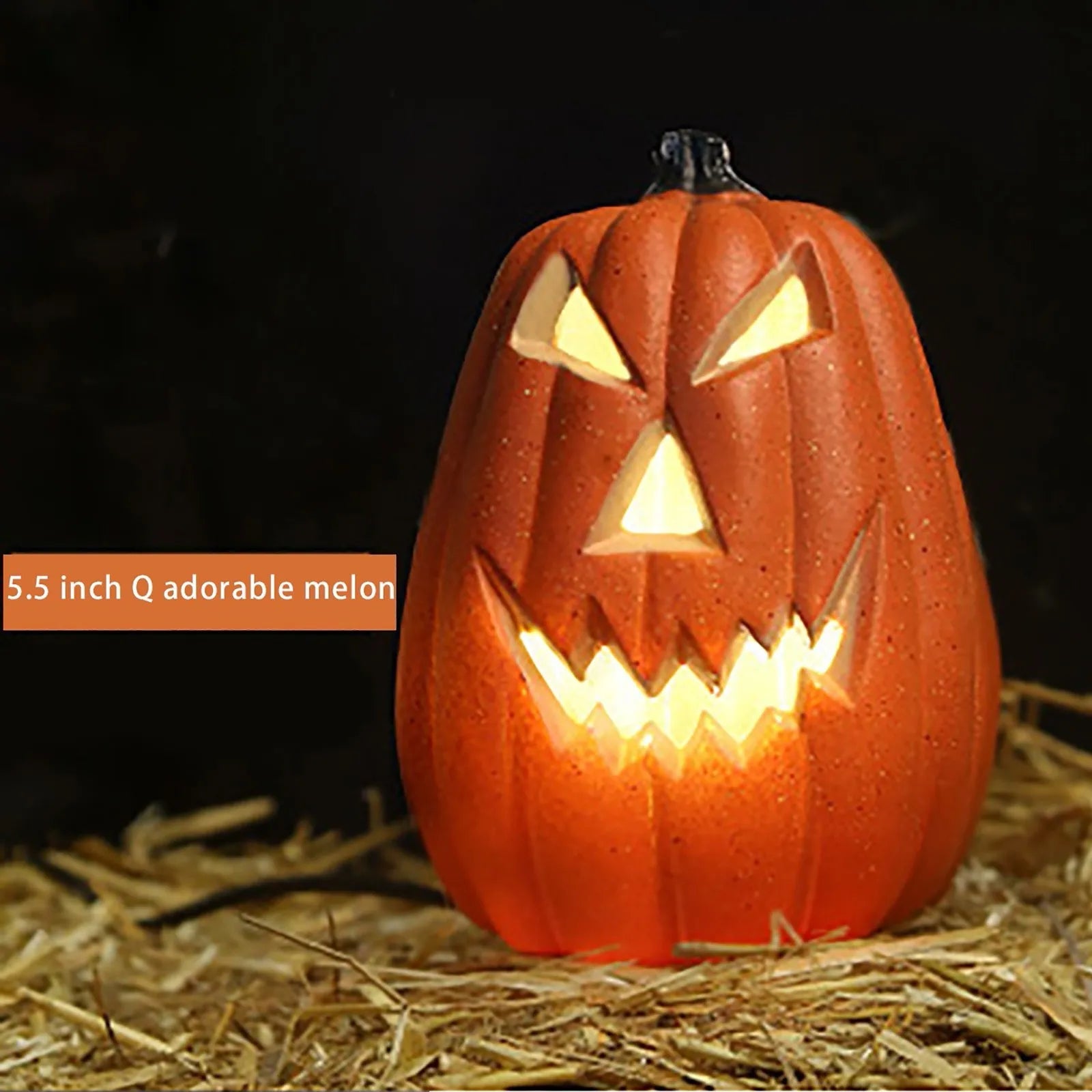 Halloween LED Pumpkin SpookGlow | Weatherproof & Battery Operated | Indoor & Outdoor Decoration