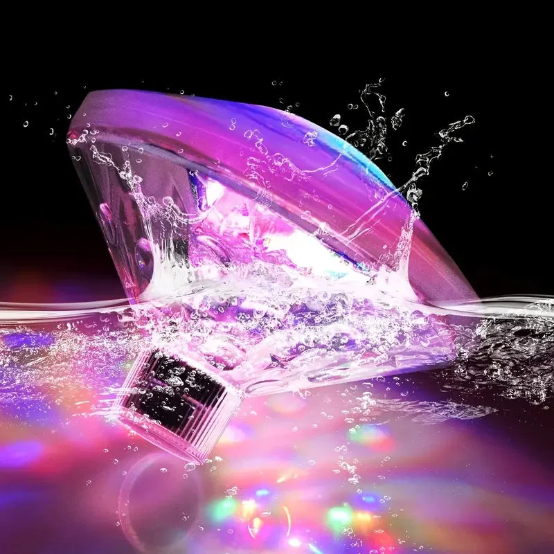 Floating LED Underwater Light AquaLuma | RGB Color Change | IP67 Waterproof | For Pool, Bathtub & Party