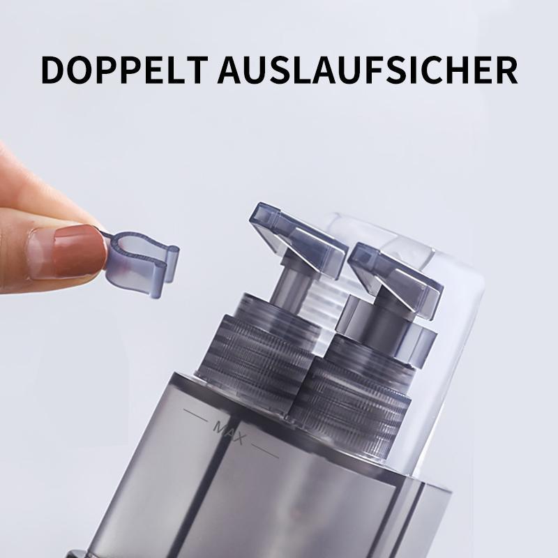 Traveluxe | 8-in-1 Reise-Kulturbecher | Multifunktionales Pflegeset | Auslaufsicher | Kompaktes Reiseformat