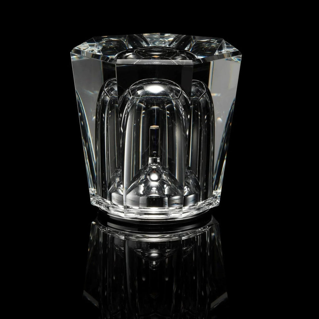 Crystal Table Lamp VÉLORIA | Diamond Optics & 360° Light Effects | Wireless & USB Rechargeable | Up to 12 Hours of Illumination