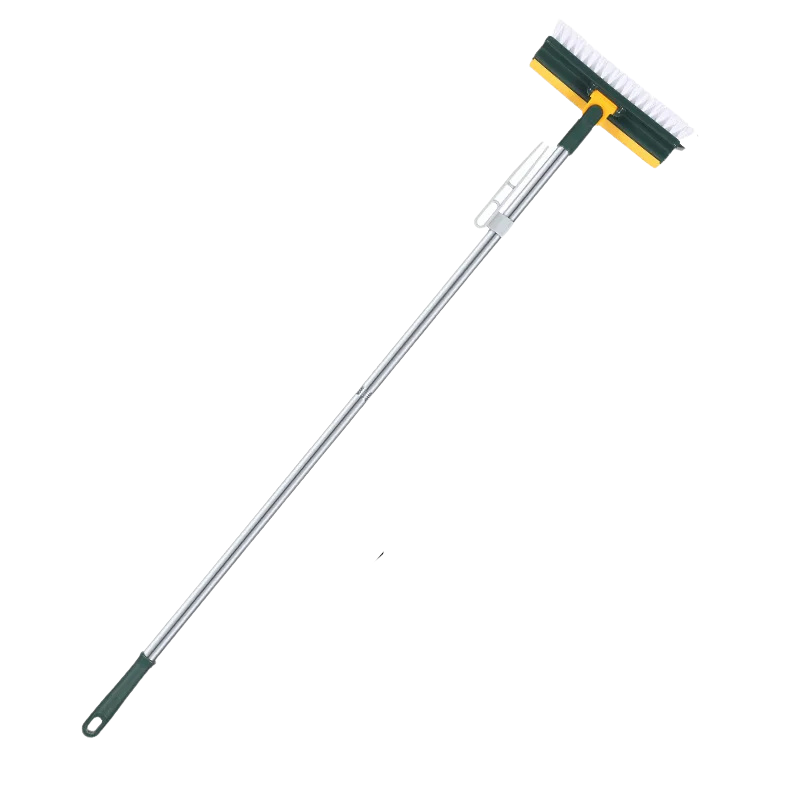 Glazora DuoBrush Cleaning Brush | 2-in-1 for Floors & Windows | With Swivel Head & Telescopic Handle | Effortless Cleanliness