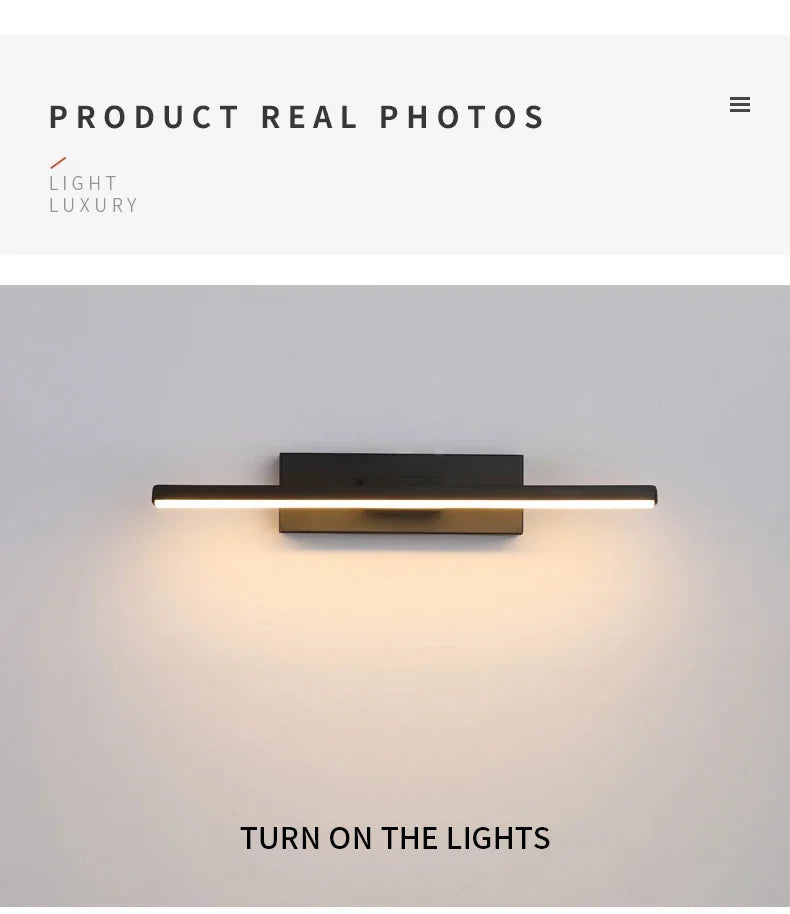 AuroLite Adjustable LED Wall Light | 330° Swivel | Modern Design for Bedroom & Living Room | Aluminum