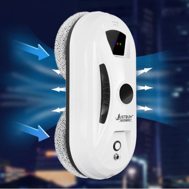 Glasheld Window Cleaning Robot | 5600Pa Suction Power | Safe & Efficient | With Remote Control & Safety Rope
