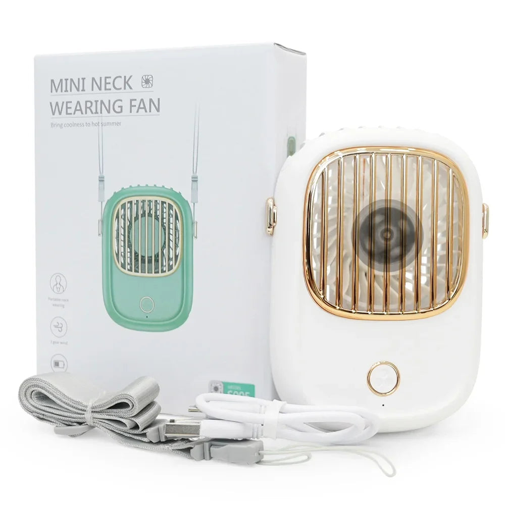 AeroLynx Portable Neck Fan | Rechargeable & Multifunctional | For Outdoors, Travel & Home