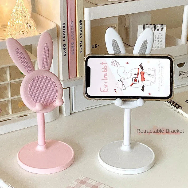HoppelStand Phone Holder | Height Adjustable & Tiltable | Cute Bunny Design | For Phone & Tablet