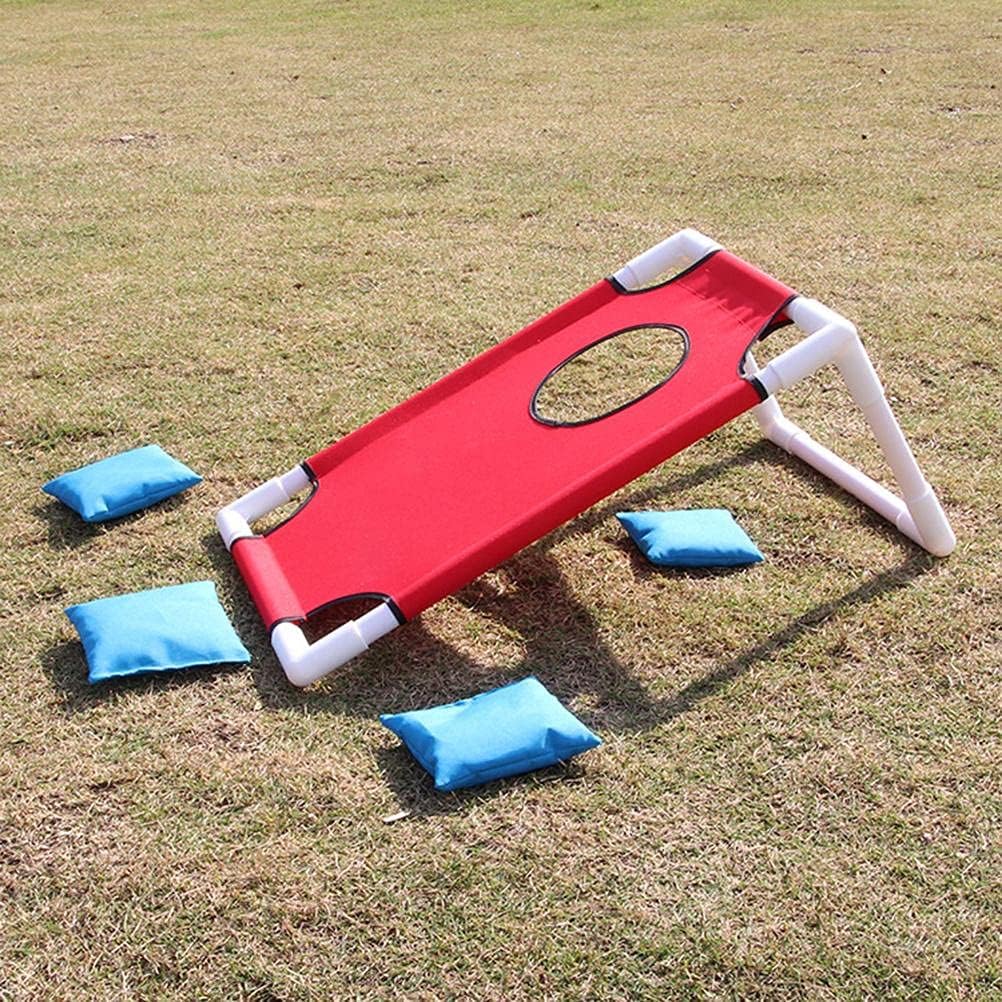 Tossivo Wurfspiel-Set | Spielbrett mit 6 Wurfsäckchen | Outdoor-Gartenspiel für Strand, Garten & Partys