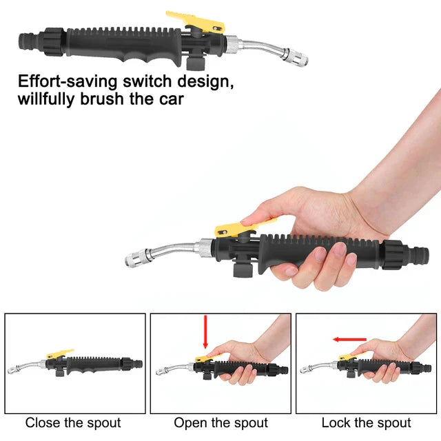 High-Pressure Cleaner AquaForce Duo | Dual Pressure System | For Car, Terrace & Garden Furniture | Water & Time Saving