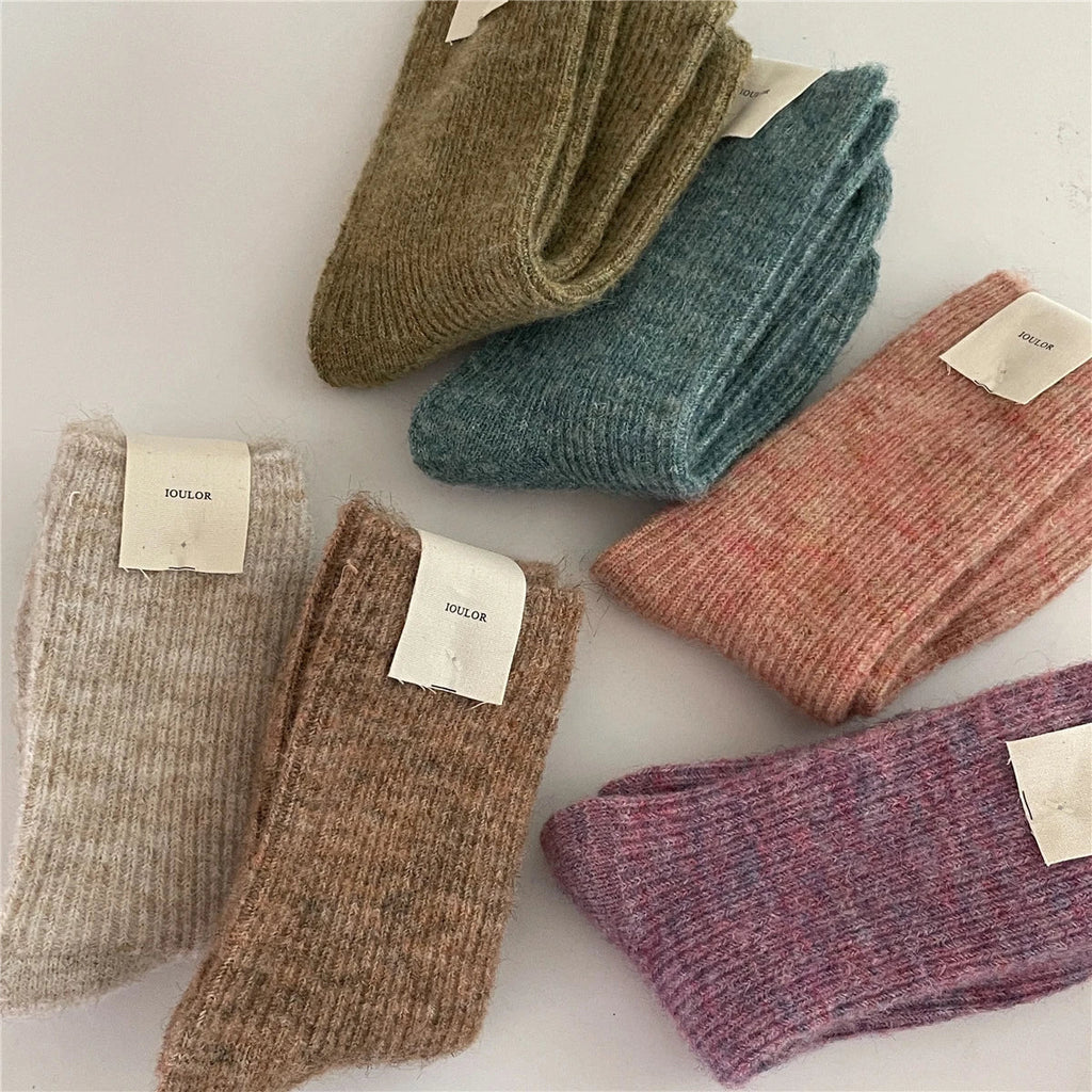 Cuddle Warmth | Women's Thermal Socks | 9% Wool & Cashmere | Extra Thick & Soft | Japanese Knit Style