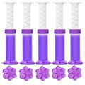 BloomFresh Toilet Gel Flowers | Scented Gel for Toilet & Urinal | Cleansing, Antibacterial & Decorative | 12 Blossoms per Stick