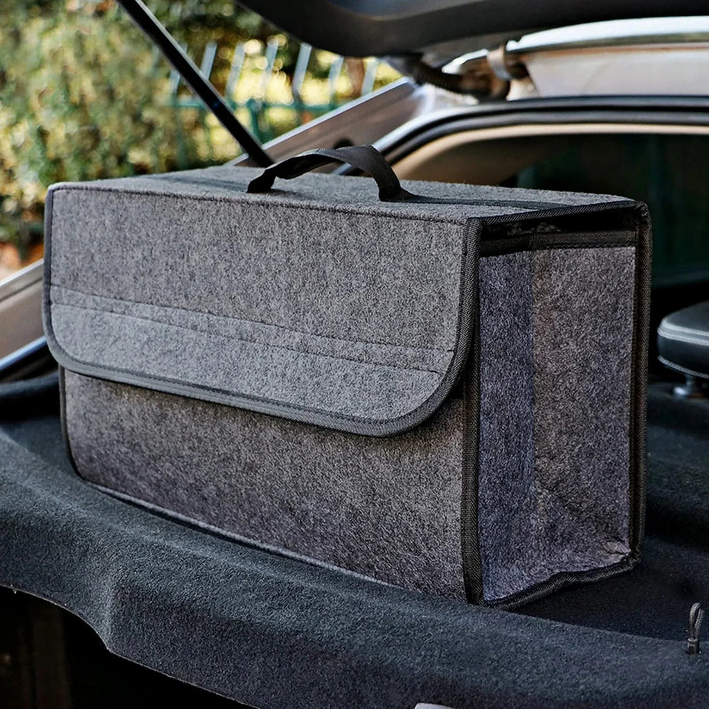 FELTARIO Storage Bag | Felt Organizer with Handle | Versatile & Self-Adhesive | For Car, Office & Home