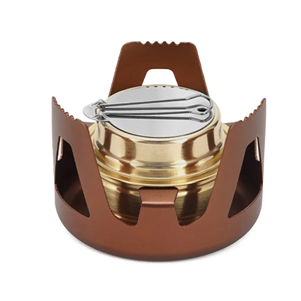 Flamero Outdoor Alcohol Stove | Adjustable Flame | 360° All-Around Combustion | Compact & Stable