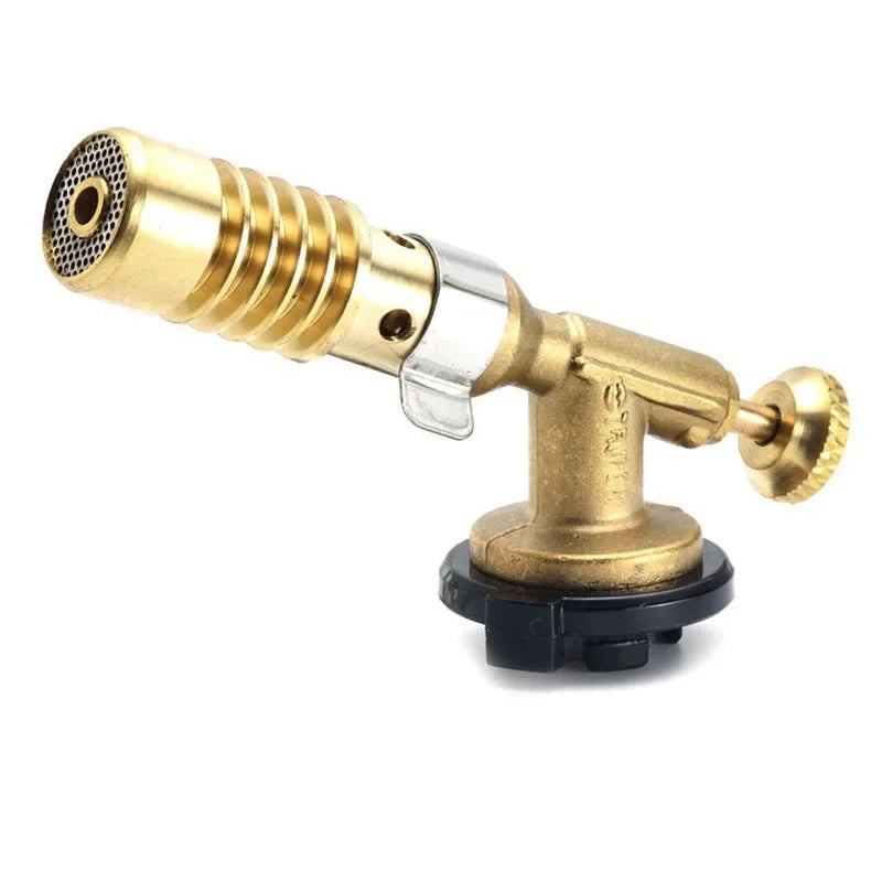 Flammex Pro Soldering Torch | For Butane Gas | Adjustable Flame up to 1300 °C | Compact & Ergonomic | Ideal for Kitchen & Outdoor