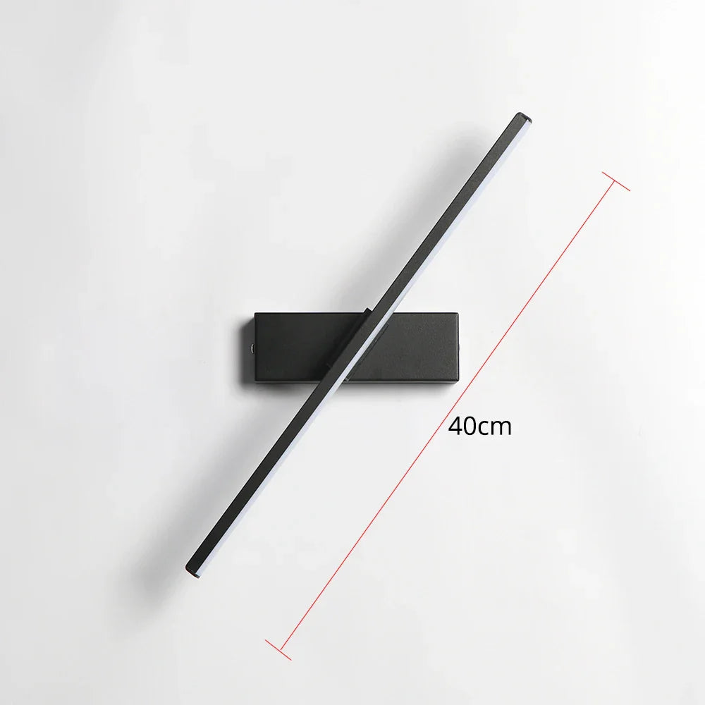 AuroLite Adjustable LED Wall Light | 330° Swivel | Modern Design for Bedroom & Living Room | Aluminum