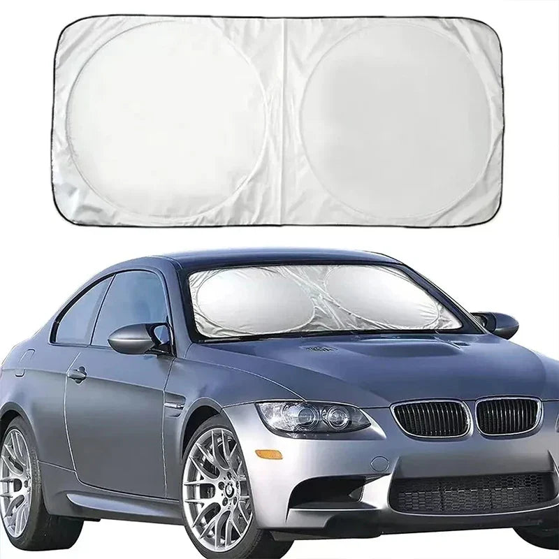 CoolGuard Car Sunshade | Foldable & Heat Resistant | Universal Fit | 150x70cm