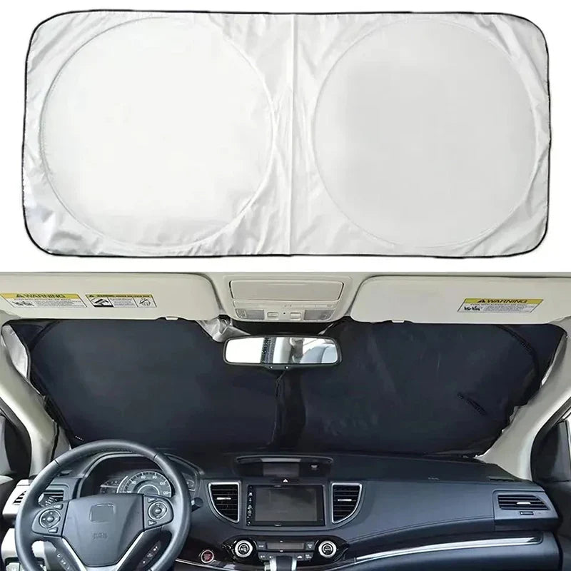 CoolGuard Car Sunshade | Foldable & Heat Resistant | Universal Fit | 150x70cm