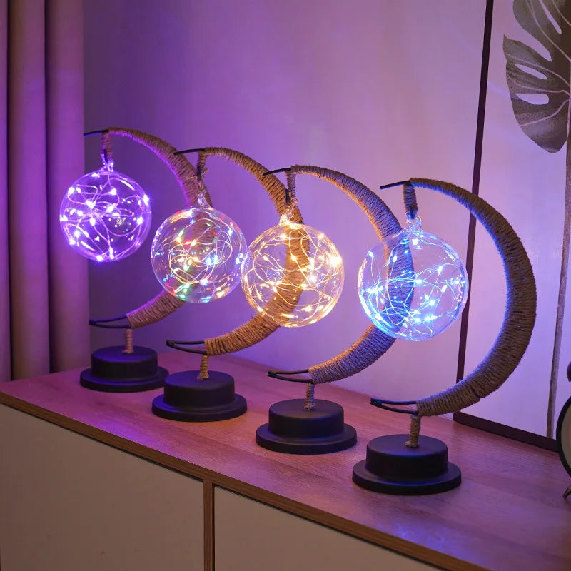 Celunara Moonlight Lamp Crescent Moon Design | LED in 3 Colors | 26.5×17×10 cm | Wireless Battery Operated