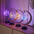 Celunara Moonlight Lamp Crescent Moon Design | LED in 3 Colors | 26.5×17×10 cm | Wireless Battery Operated