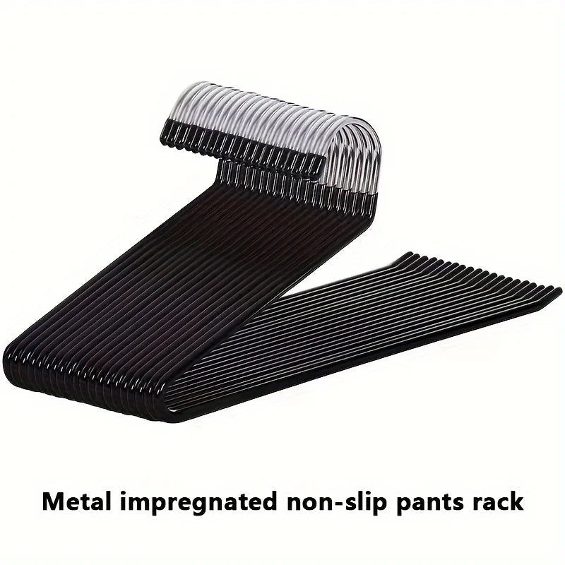 Clothoria | Open Trouser Hangers | Space-Saving & Stable | Metal with Anti-Rust Coating
