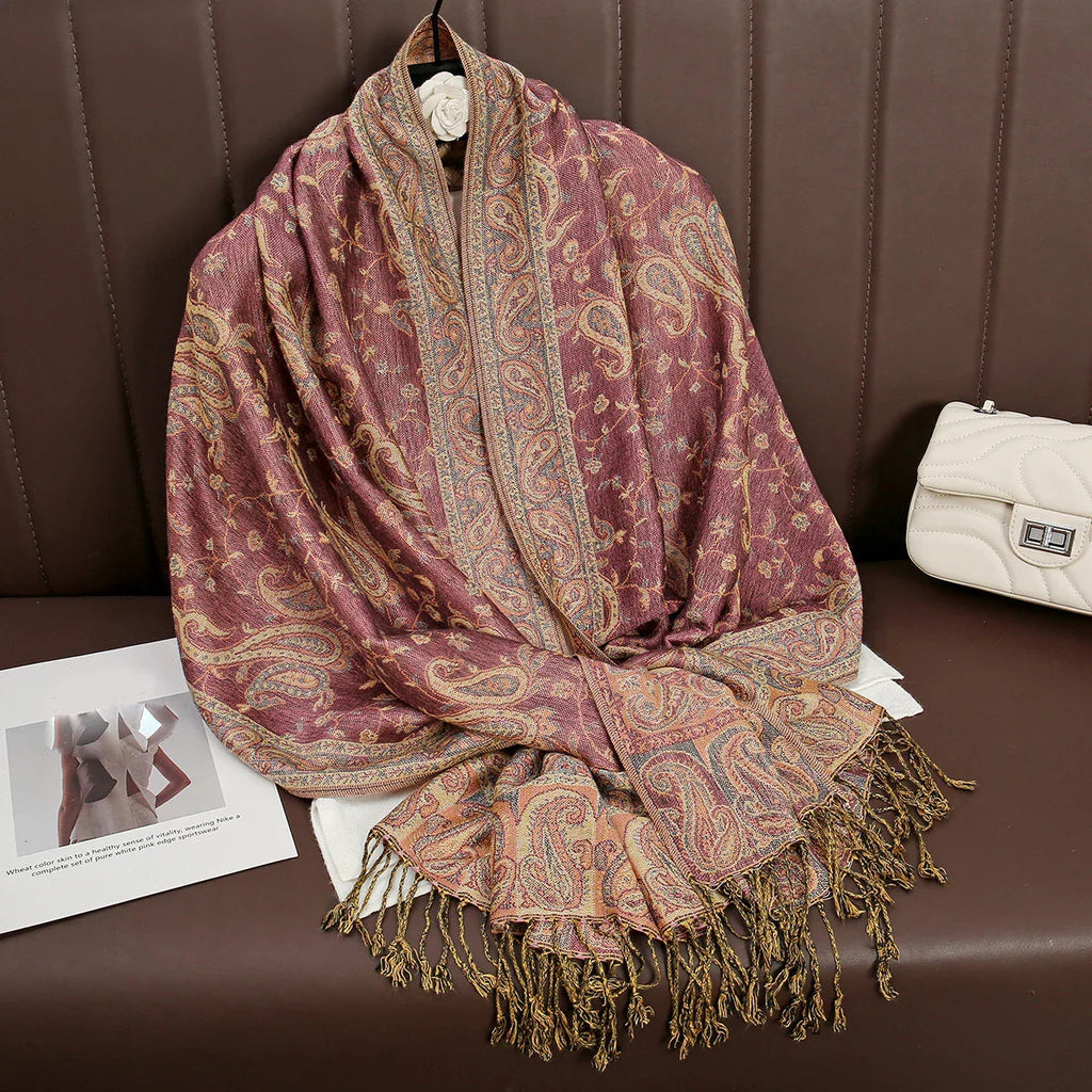 Élégancea | Women's Scarf | Cashmere Feel | 70 × 190 cm | Luxury Print & Warm
