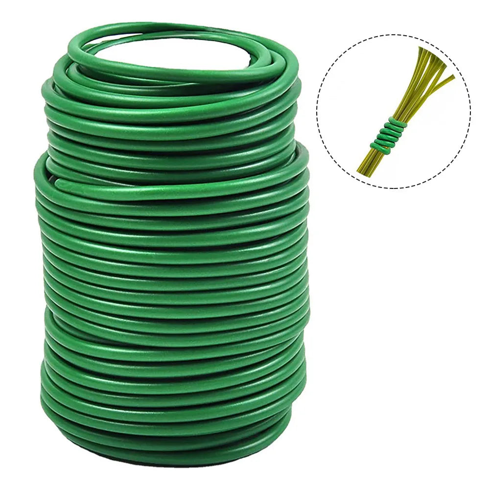 FlexiTie Garden | Plant Tie Wire with Rubber Coating | Cuttable & Reusable