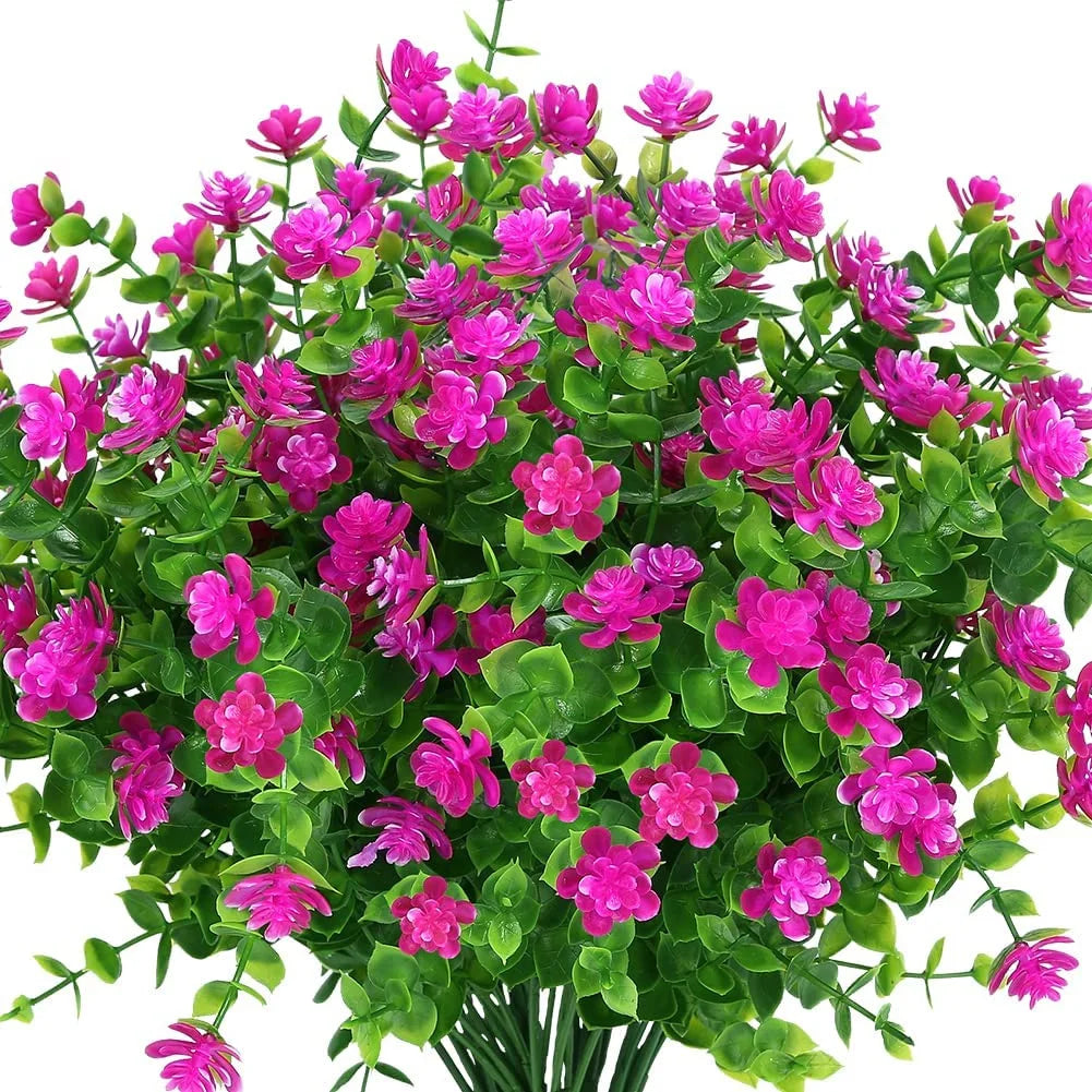 Artificial Flowers FloraSun | UV-Resistant & Weatherproof | Hanging Decorative Plants for Garden & Balcony | Low Maintenance & Evergreen