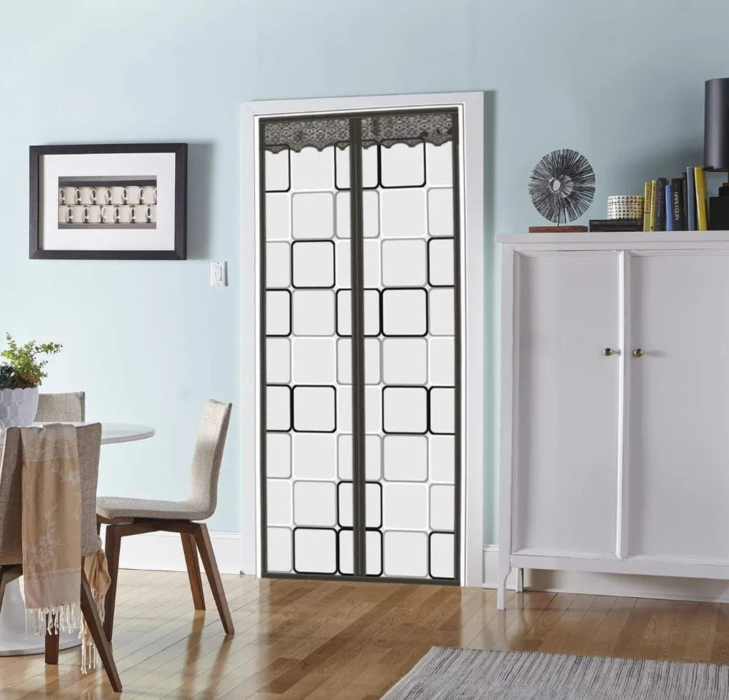 Climora | Thermal Door Curtain | Magnetic & Heat Insulating | Protection Against Cold & Drafts | Ideal for Winter & Climate Rooms
