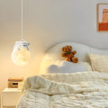 Children's Ceiling Lamp Mondolino | LED Pendant Lamp with Moon & Animals | Dimmable & Energy Efficient | For 3–5 m² Rooms