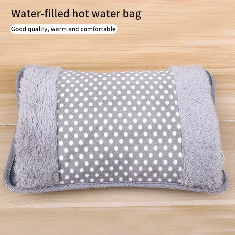 Electric Hot Water Bottle HeatDot 500 | 500W Fast Heating with EU Plug | Rechargeable Hand Warmer with Double Pouch | Safe Heat Source for Winter & Office