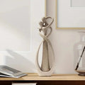 Amavira Love Sculpture Resin | Symbol of Affection & Harmony | Romantic Design | 26 cm
