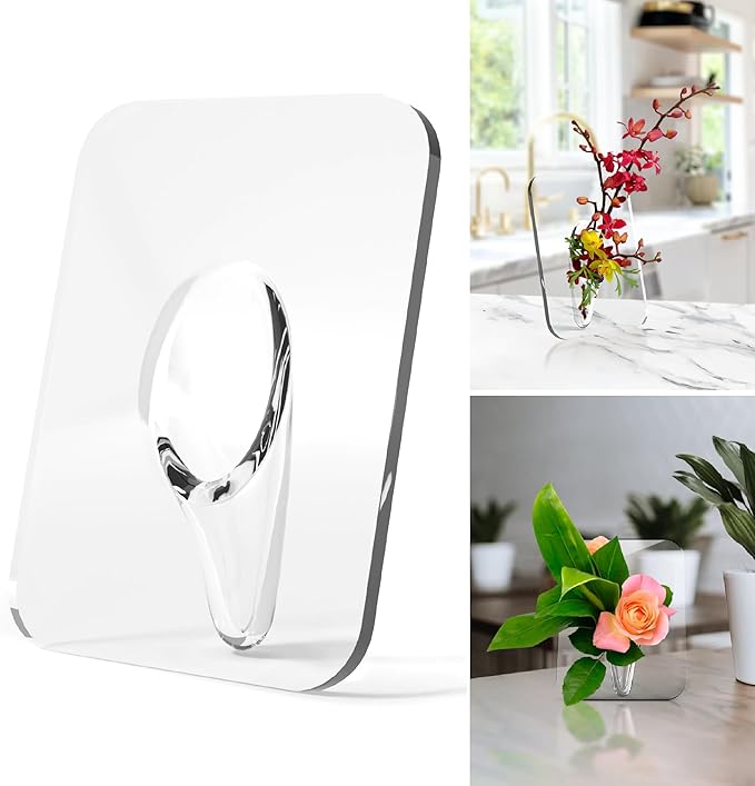 FloraFrame | Acrylic Picture Frame Vase | Modern & Elegant | Transparent