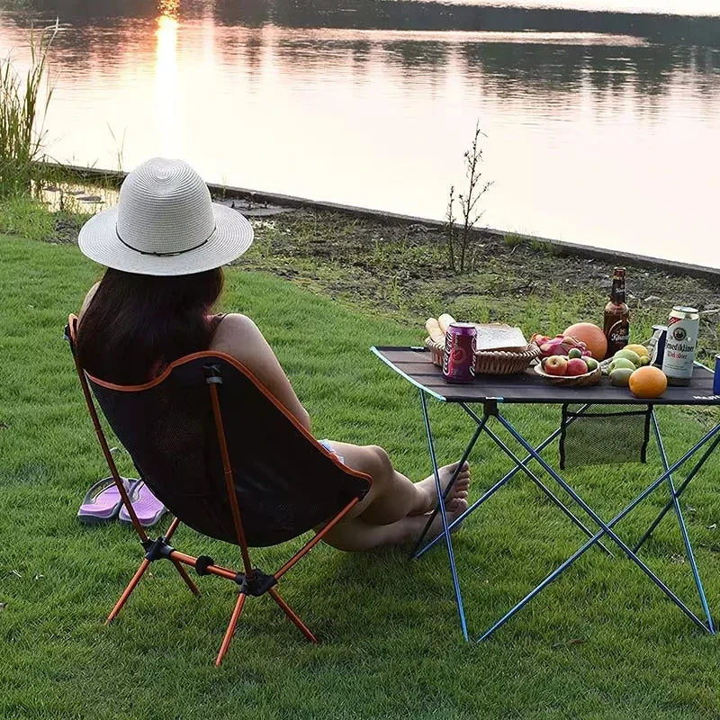 Camping Chair & Beach Blanket Set Flexora | Ultra Lightweight & Foldable | Includes Sand-Free Picnic Mat | For Beach, Hiking & Fishing