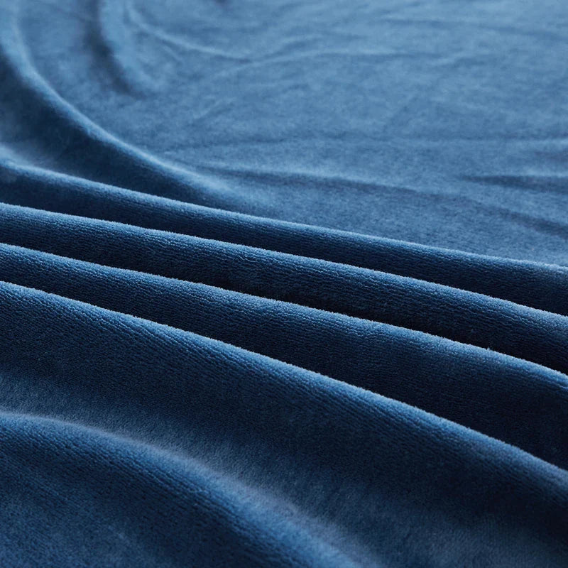 Fitted Sheet Velura | Stretch Velvet | Soft & Warming | Mattress Protector for Winter