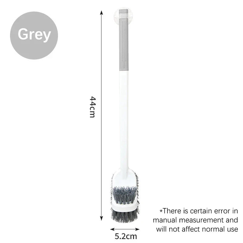 CleanTwin Toilet Brush | Double-Sided Toilet Brush with Long Handle | Deep Cleaning & Hygienic | Space-Saving Hanging Design