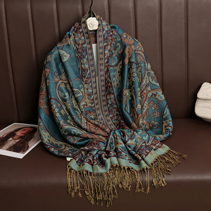 Élégancea | Women's Scarf | Cashmere Feel | 70 × 190 cm | Luxury Print & Warm
