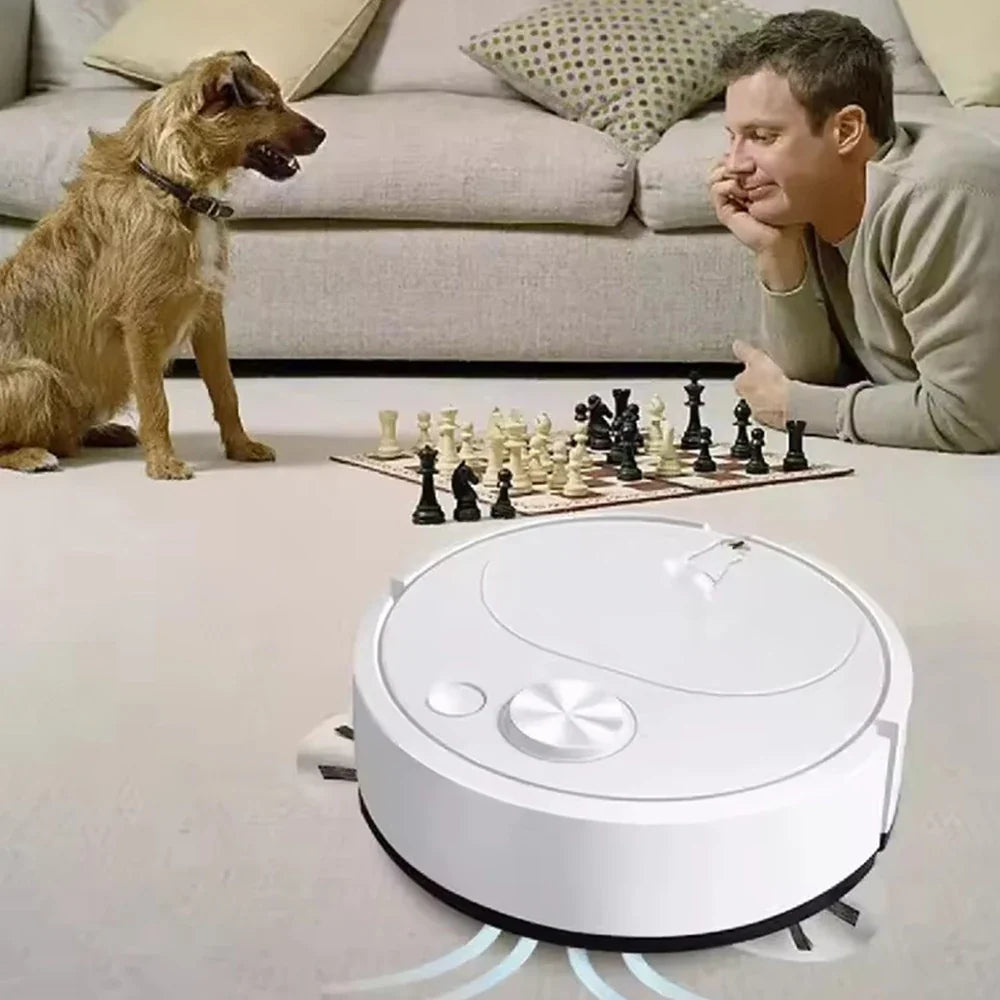 Cleanyo ProMotion Smart Robot Vacuum 3-in-1 | 4000Pa Power | Mopping, Vacuuming & Sweeping | For Carpets, Tiles & Pet Hair