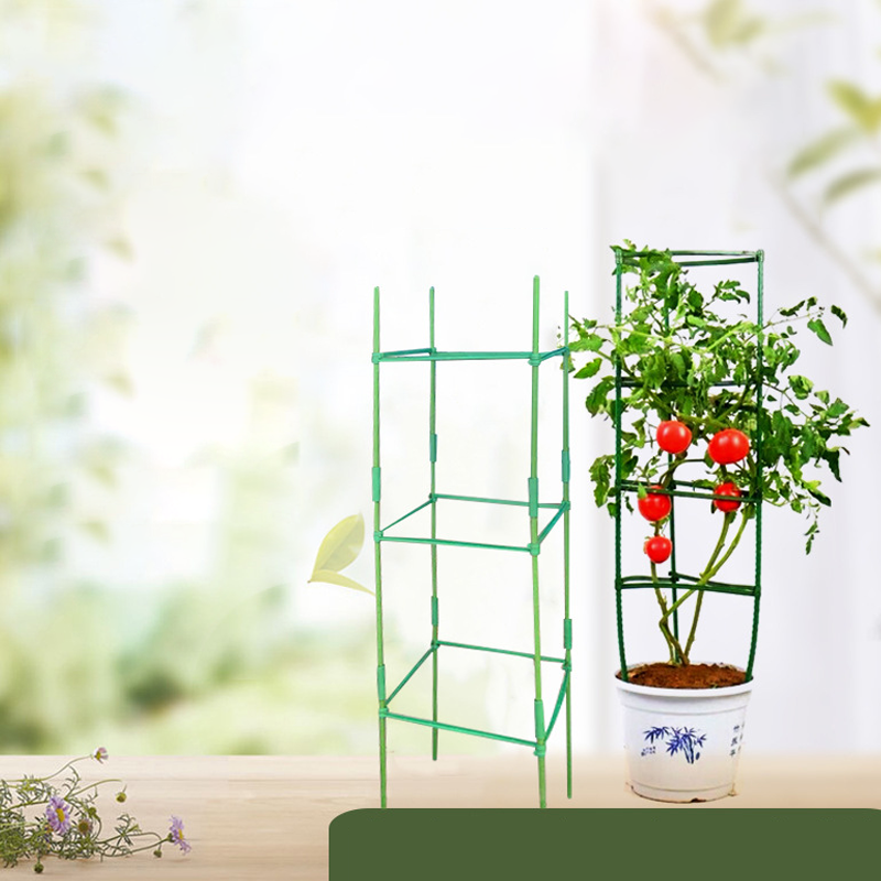 Plantora | Pflanzenstützen Set | Modulares Rankhilfesystem | Stahlkern | 90–160 cm